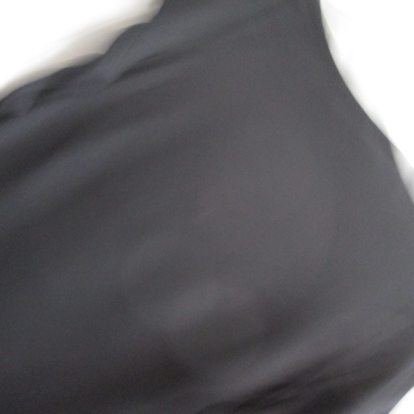 new RALPH LAUREN Black leather  look like pullover blouse Sz - Picture 14 of 14